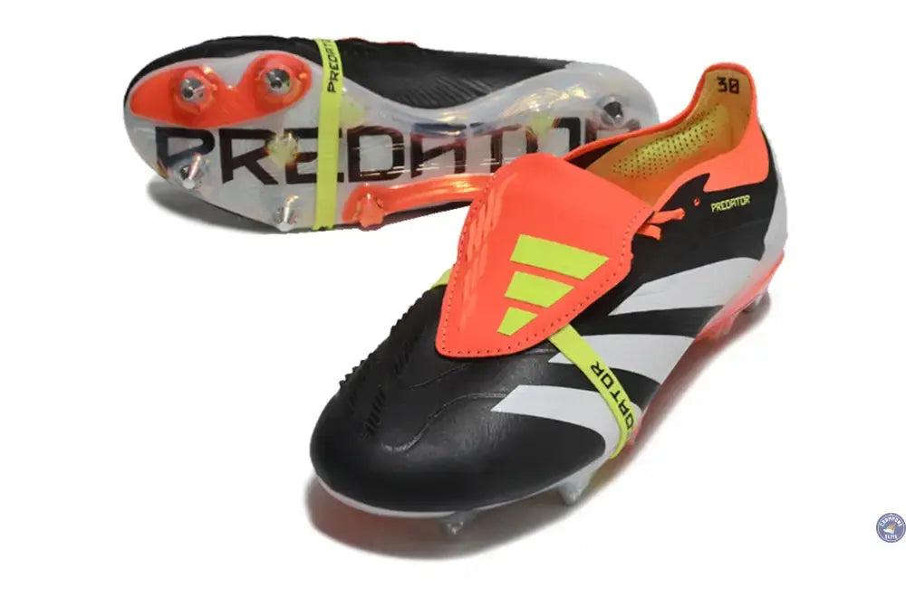 Predator Elite Fold-over Tongue SG Solar Energy - Noir/Blanc/Rouge