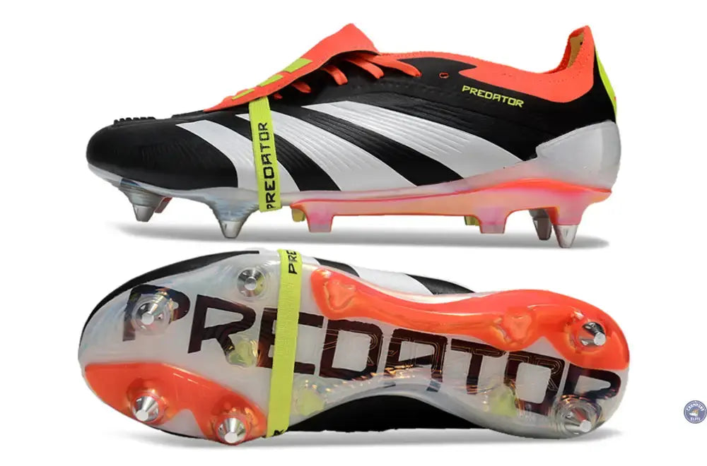 Predator Elite Fold-over Tongue SG Solar Energy - Noir/Blanc/Rouge