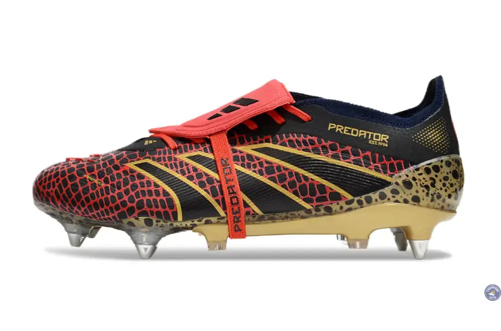 Predator Elite Fold-over Tongue SG Year of the Snake - Lucid Red/Doré/Noir ÉDITION LIMITÉE