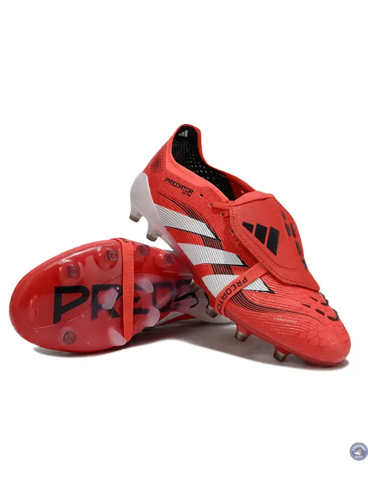 Predator Pro Fold-over Tongue AG Pure Victory - Lucid Red/Blanc/Noir