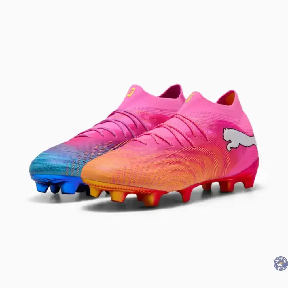 PUMA Future 9 Ultimate FG - Poison Pink/Orange/Bleu/Blanc