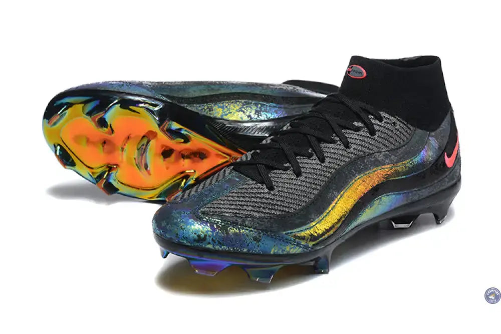 Superfly 10 Air Max 95 FG - Noir/Solar Red