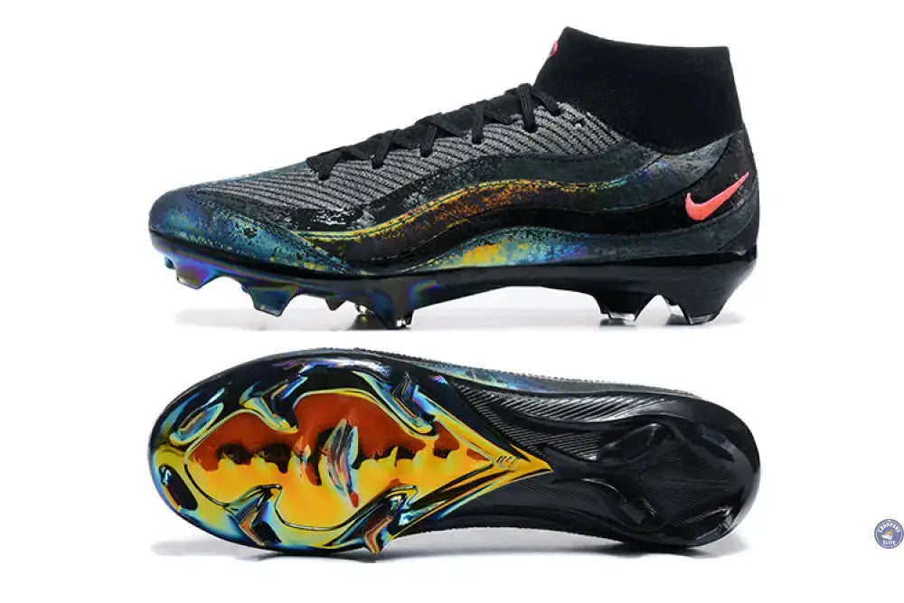 Superfly 10 Air Max 95 FG - Noir/Solar Red