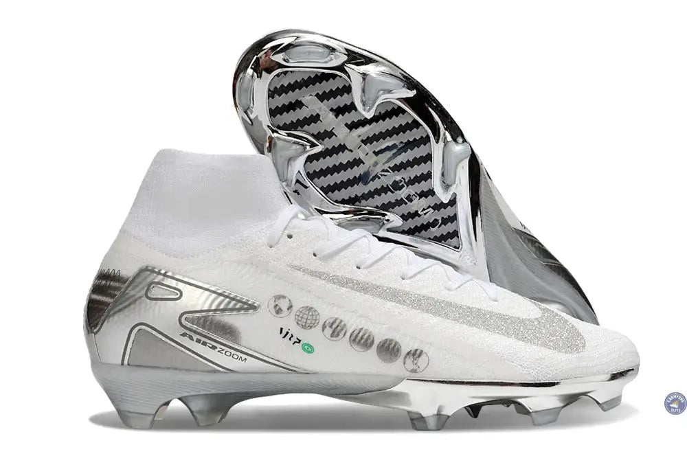 Superfly 10 Vinicius Trophie The Best FG - Blanc/Argent