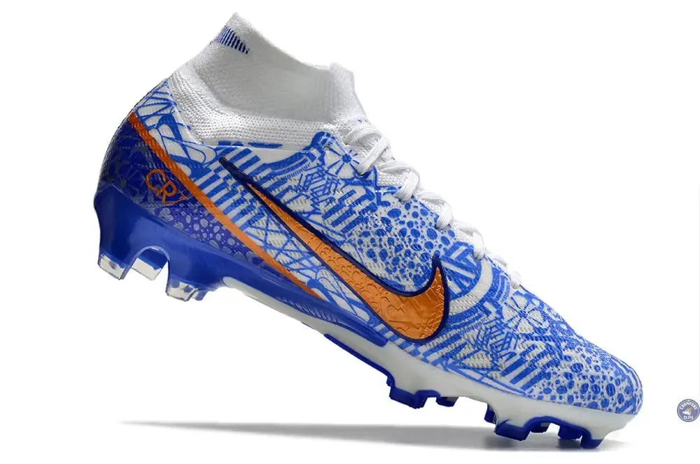 Superfly 9 Elite CR7 FG 'Azulejo' Bleu/Doré