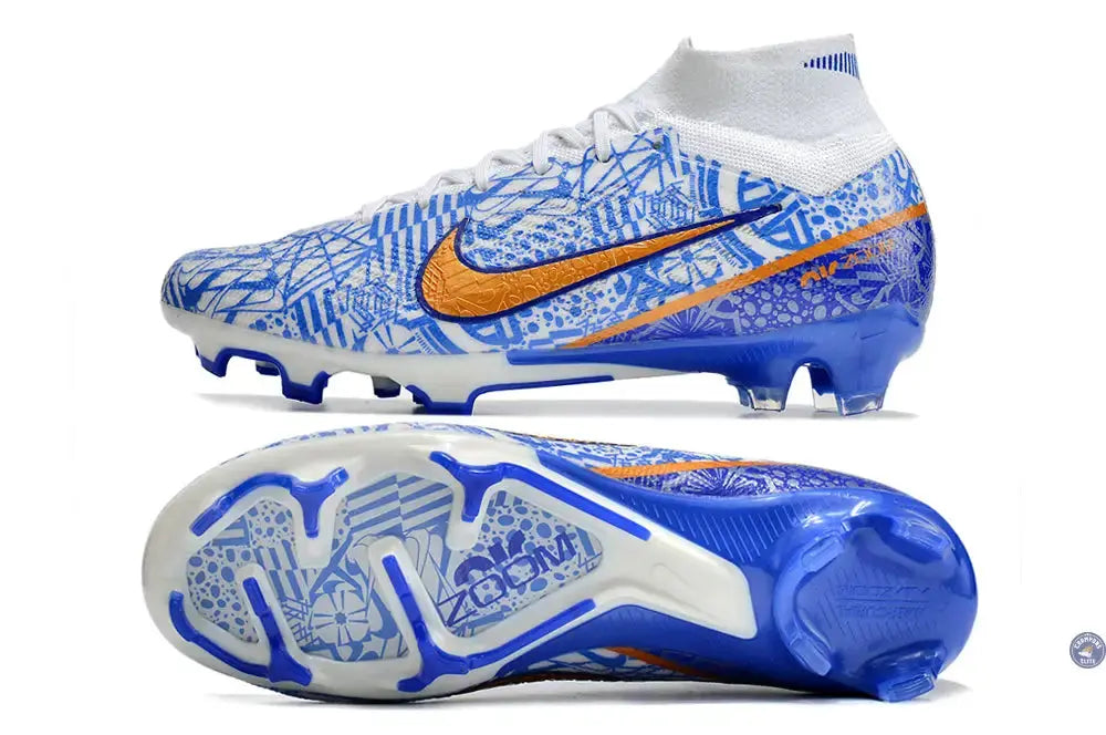Superfly 9 Elite CR7 FG 'Azulejo' Bleu/Doré