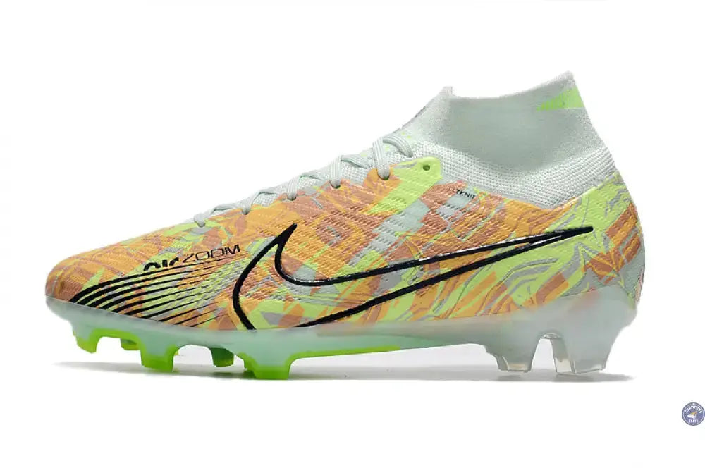 Superfly 9 Elite FG Bonded - Vert/Bleu/Orange
