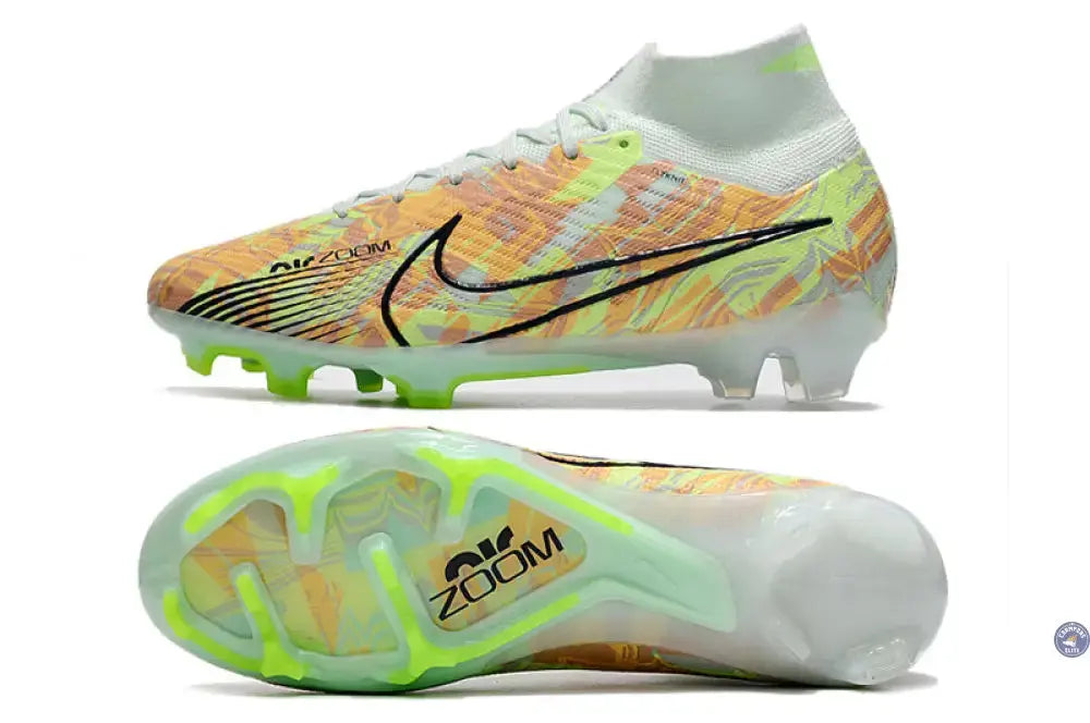 Superfly 9 Elite FG Bonded - Vert/Bleu/Orange