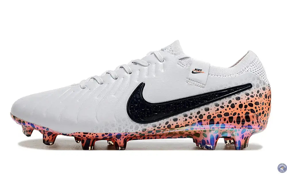 Tiempo Legend 10 Elite FG Electric Pack Gris/Orange/Léopard