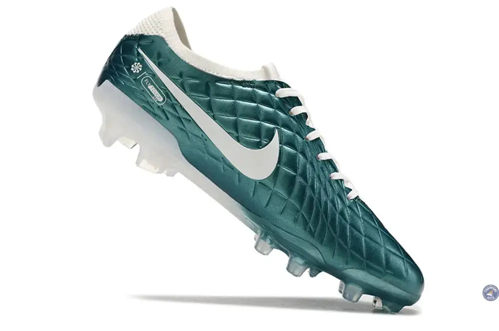 Tiempo Legend 10 Elite FG Emerald - Turquoise/Blanc Cassé