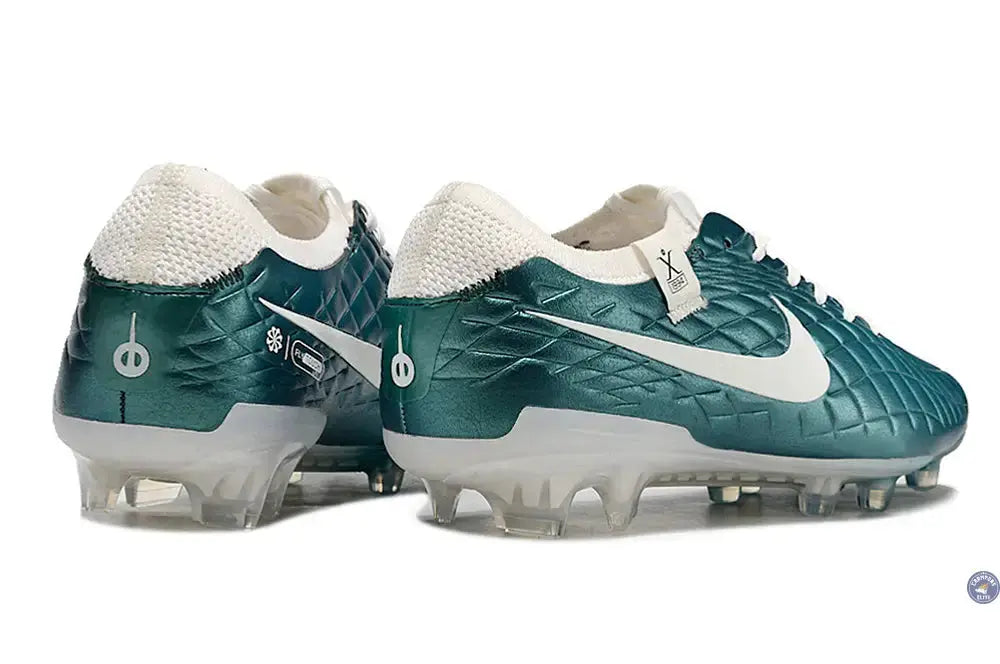 Tiempo Legend 10 Elite FG Emerald - Turquoise/Blanc Cassé