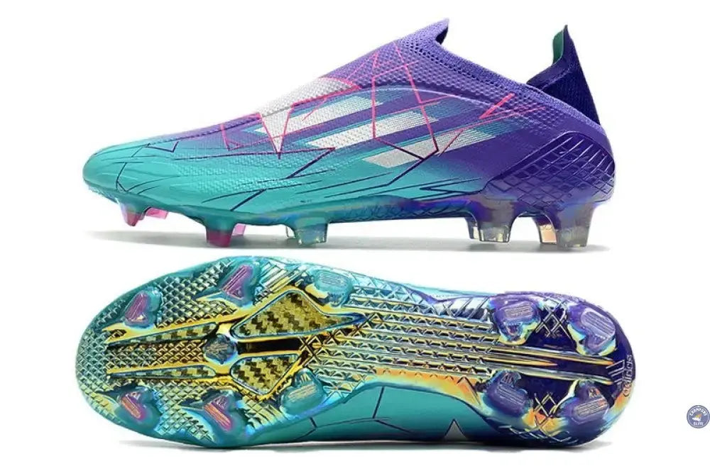 X Speedflow + FG Champions Code - Violet/Argenté/Turquoise
