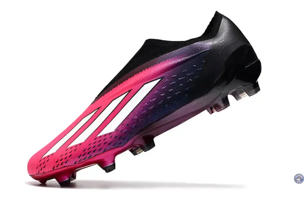 X Speedportal Elite Laceless FG Own Your Football - Rose/Argenté/Noir