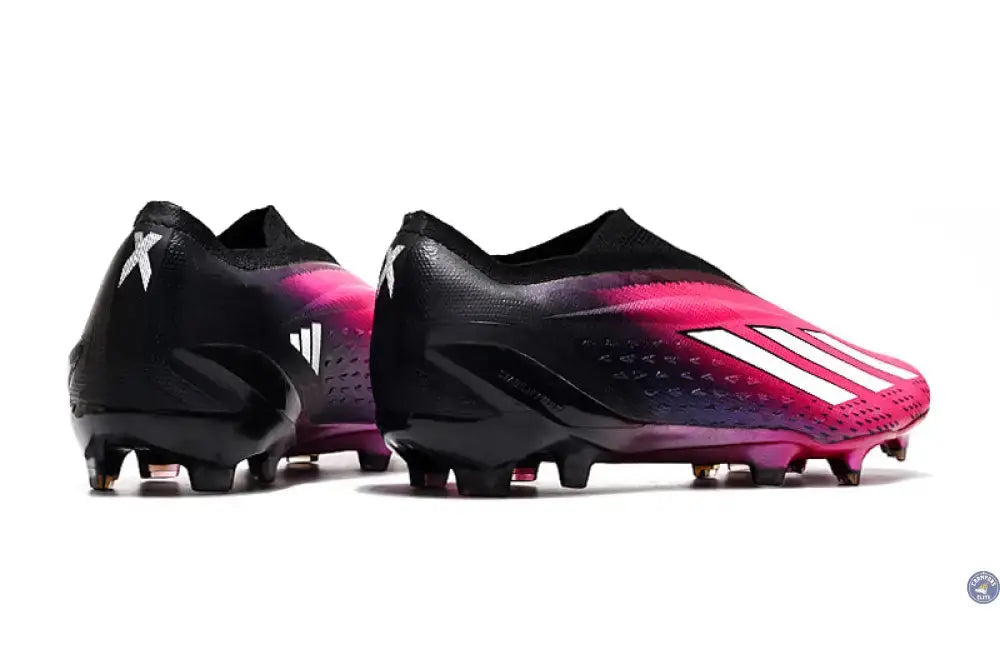 X Speedportal Elite Laceless FG Own Your Football - Rose/Argenté/Noir