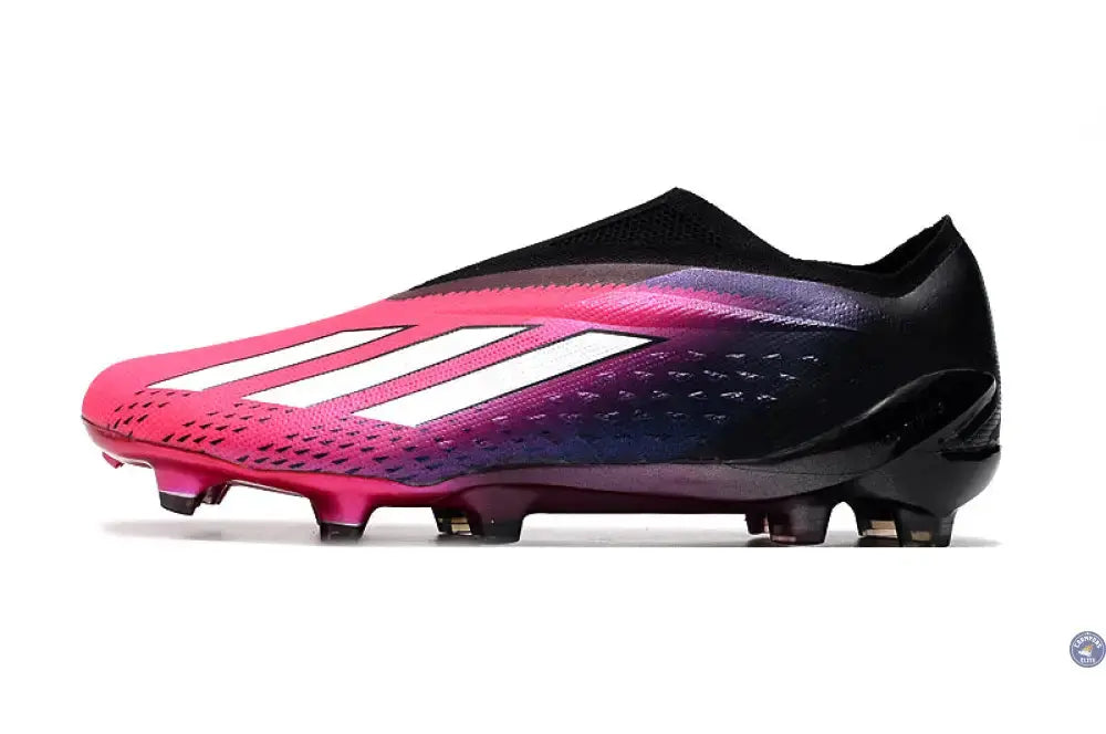 X Speedportal Elite Laceless FG Own Your Football - Rose/Argenté/Noir