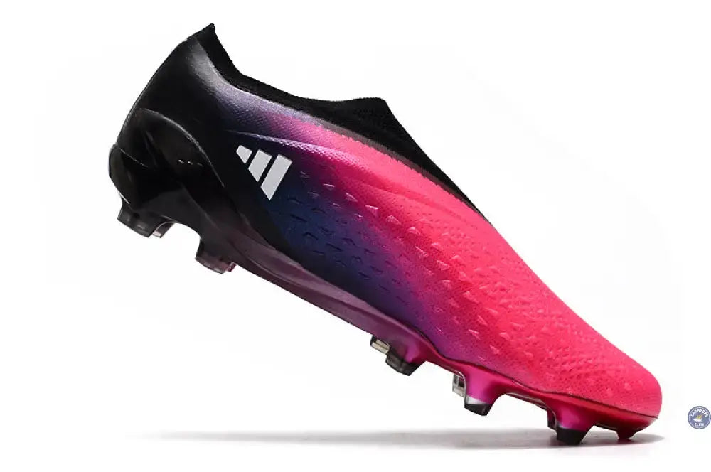 X Speedportal Elite Laceless FG Own Your Football - Rose/Argenté/Noir